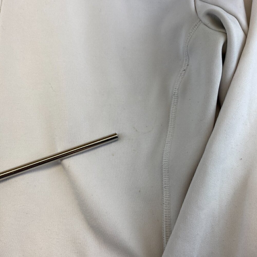 Lole Women's White Zip Front Hooded Long Sleeve Athletic Jacket Size M #1149 - Picture 5 of 16
